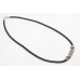 Unisex Necklace 925 Sterling Silver pendant with leather thread P 361